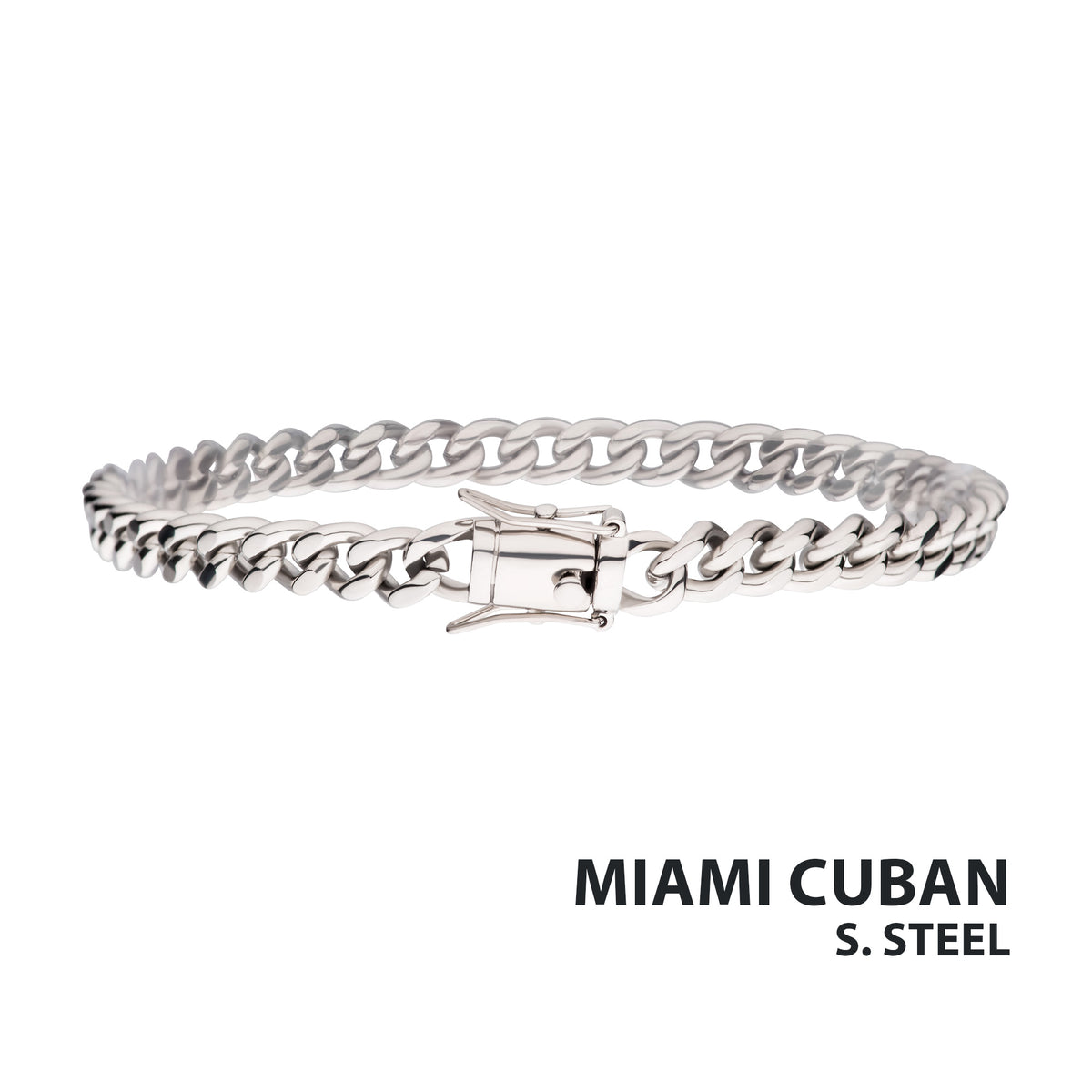 6mm Steel Miami Cuban Bracelet