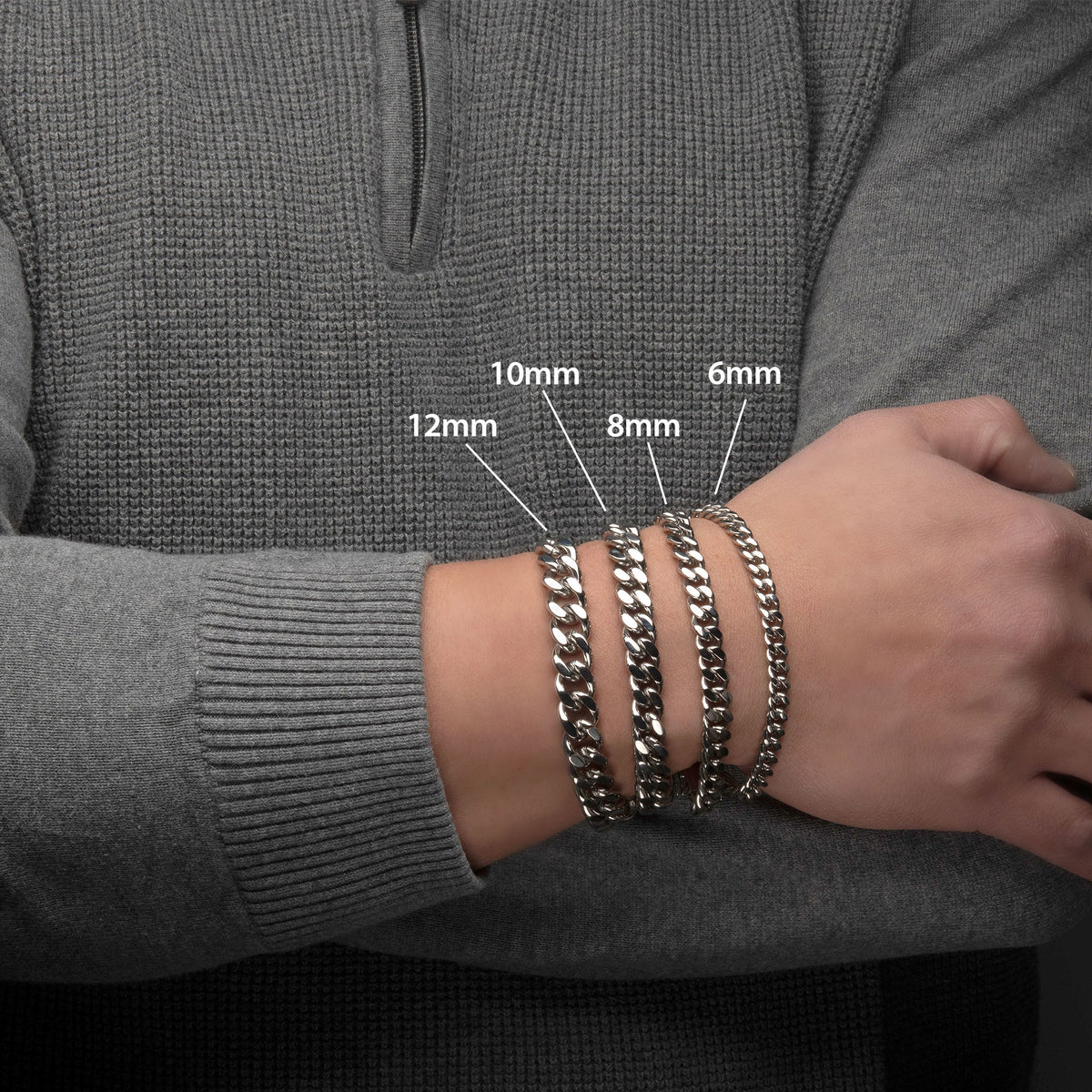 6mm Steel Miami Cuban Bracelet