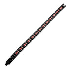Dante Steel Carbon Link Bracelet