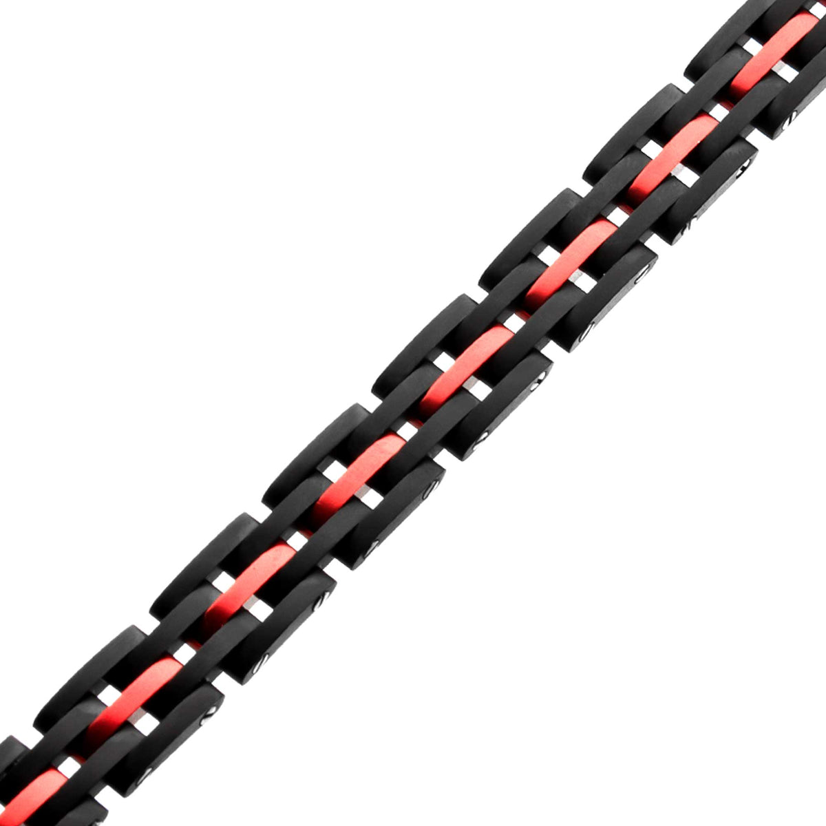 Dante Steel Carbon Link Bracelet