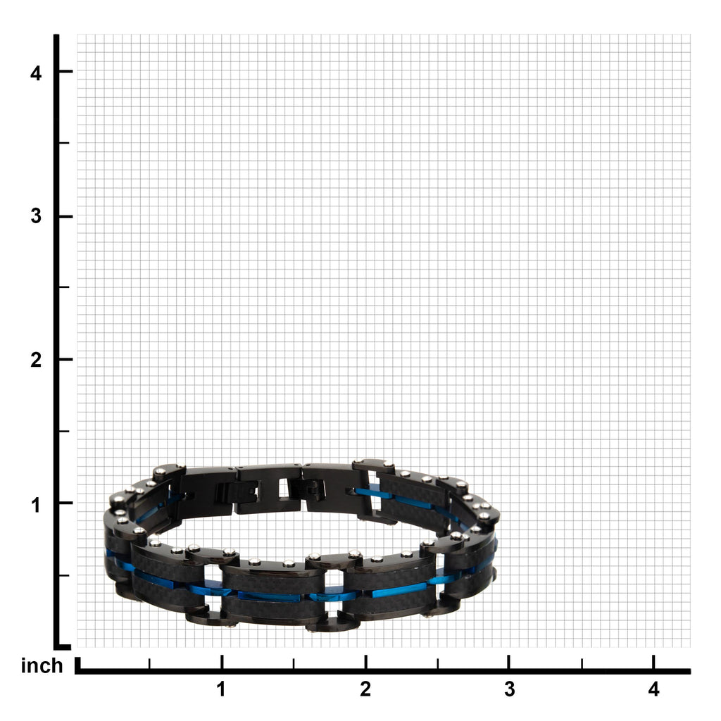 Carbon Fiber Link Bracelet