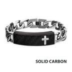 Carbon Steel Link Bracelet