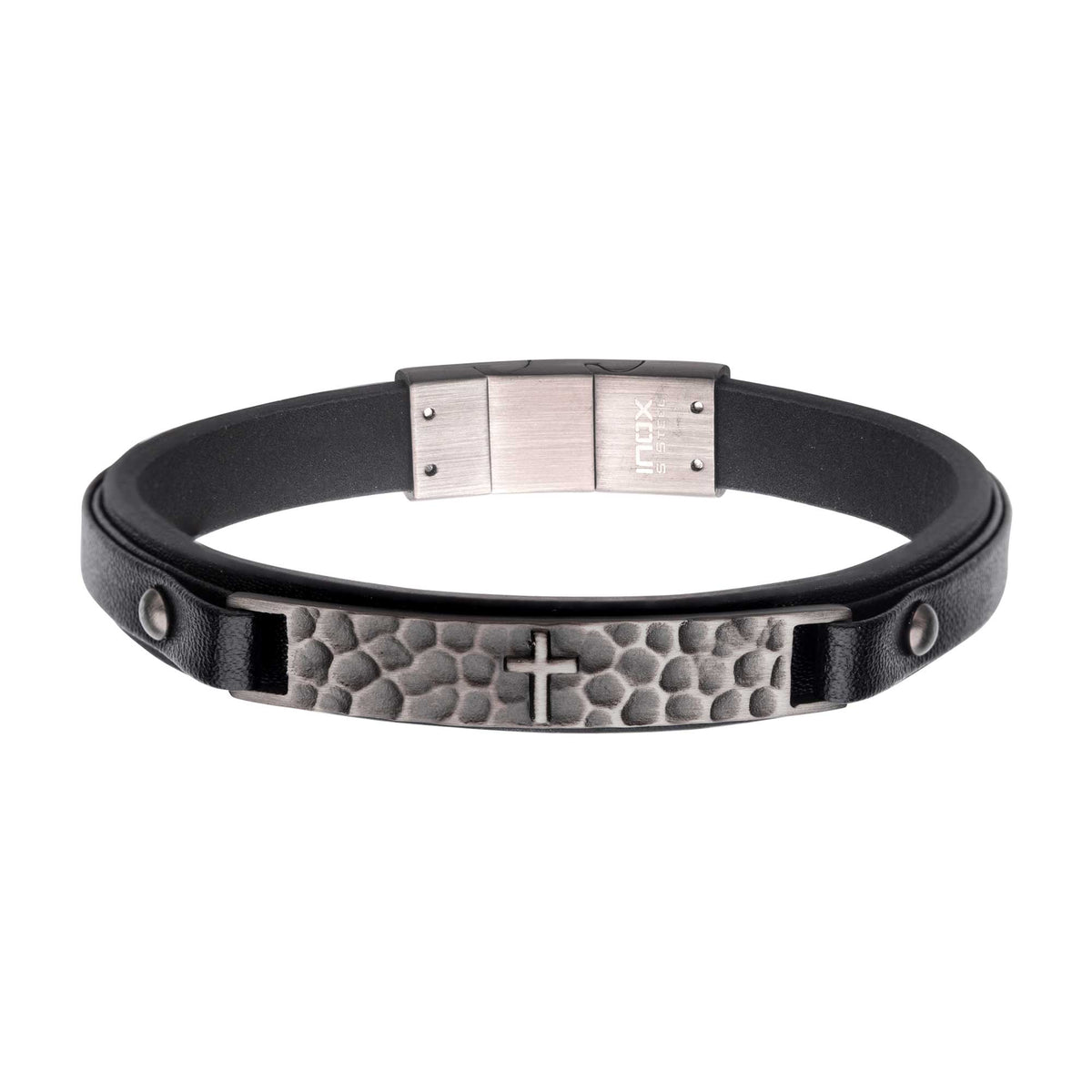 Hammered Steel Bracelet