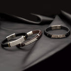 Hammered Steel Bracelet