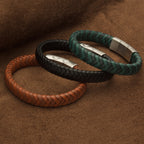 Genuine Leather Braided Bracelet