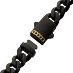 Matte 6mm Black Sapphire Miami Cuban Bracelet