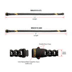 Matte 6mm Black Sapphire Miami Cuban Bracelet
