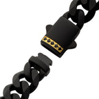 8mm Black Sapphire Miami Cuban Bracelet