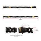 8mm Black Sapphire Miami Cuban Bracelet