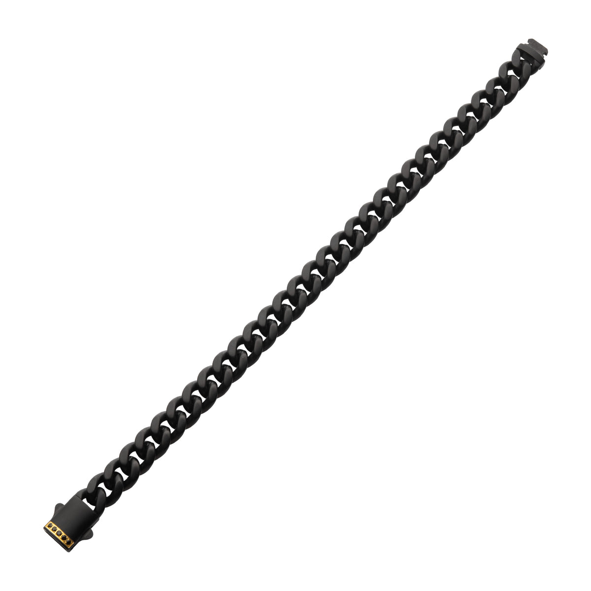 10mm Black Sapphire Miami Cuban Bracelet