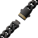 10mm Black Sapphire Miami Cuban Bracelet