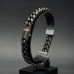 10mm Black Sapphire Miami Cuban Bracelet