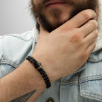 10mm Black Sapphire Miami Cuban Bracelet