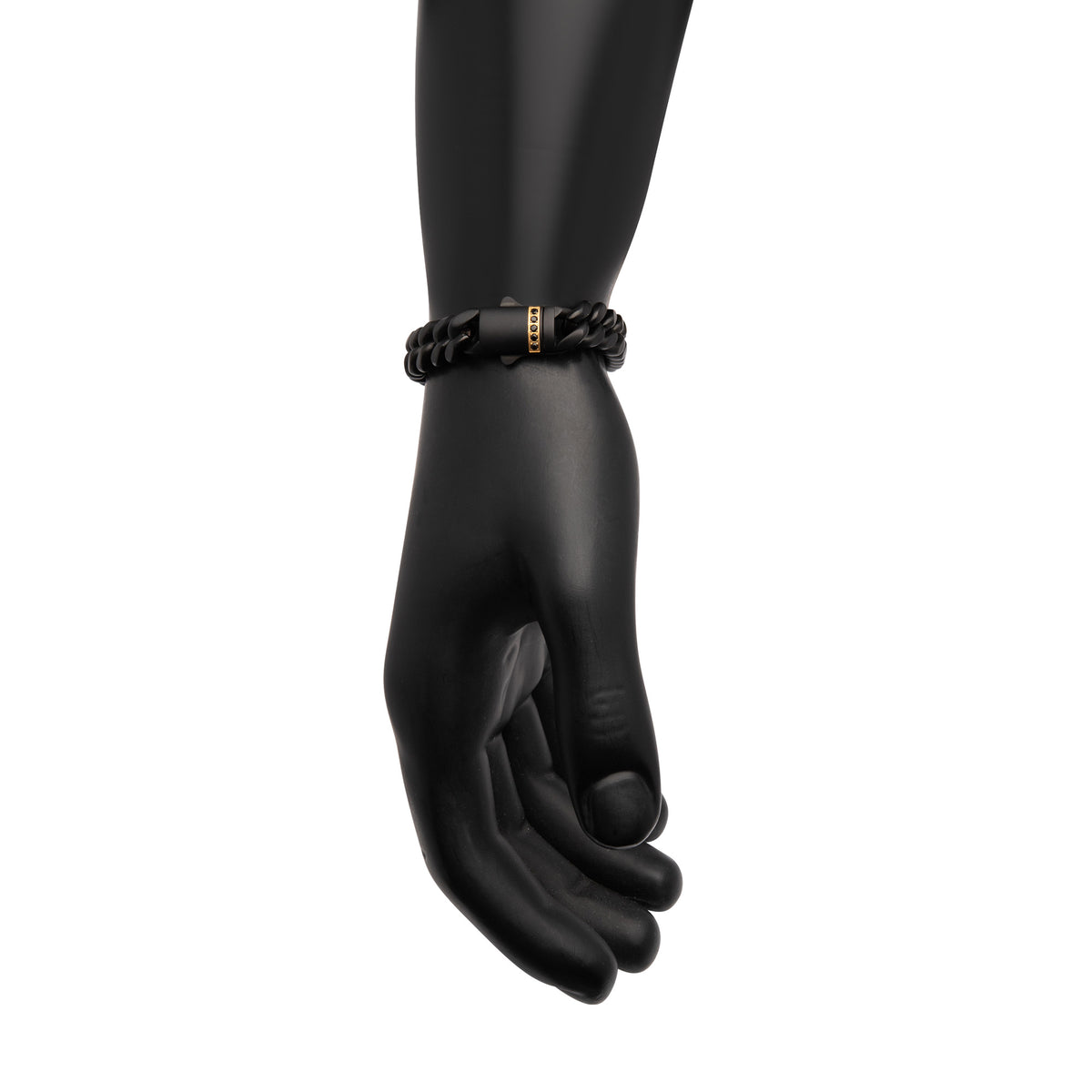 10mm Black Sapphire Miami Cuban Bracelet