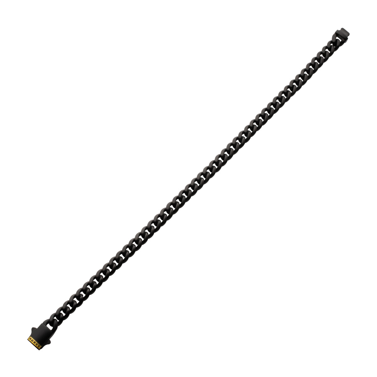 Matte 8mm Black Sapphire Miami Cuban Bracelet