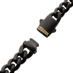 Matte 8mm Black Sapphire Miami Cuban Bracelet