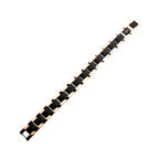 Carbon Rose Gold Link Bracelet