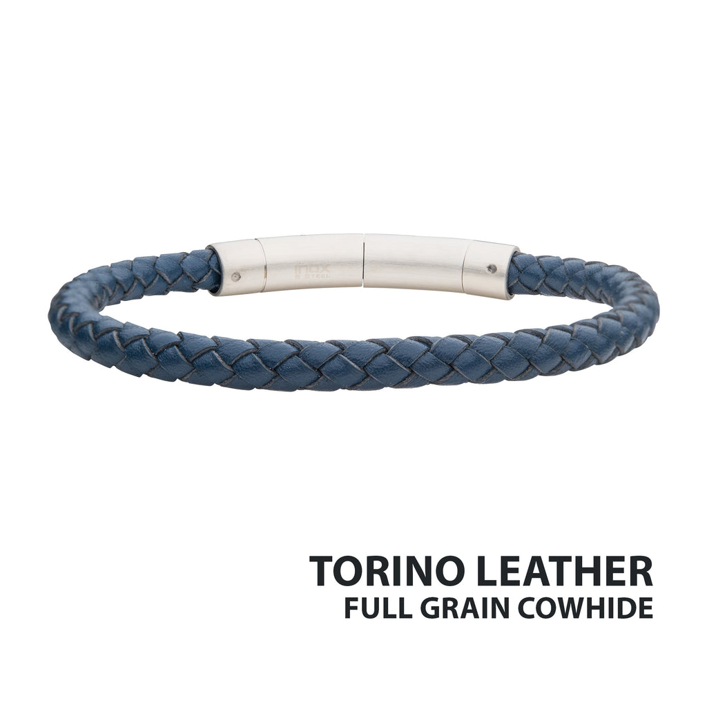 6mm Leather Braided Bracelet