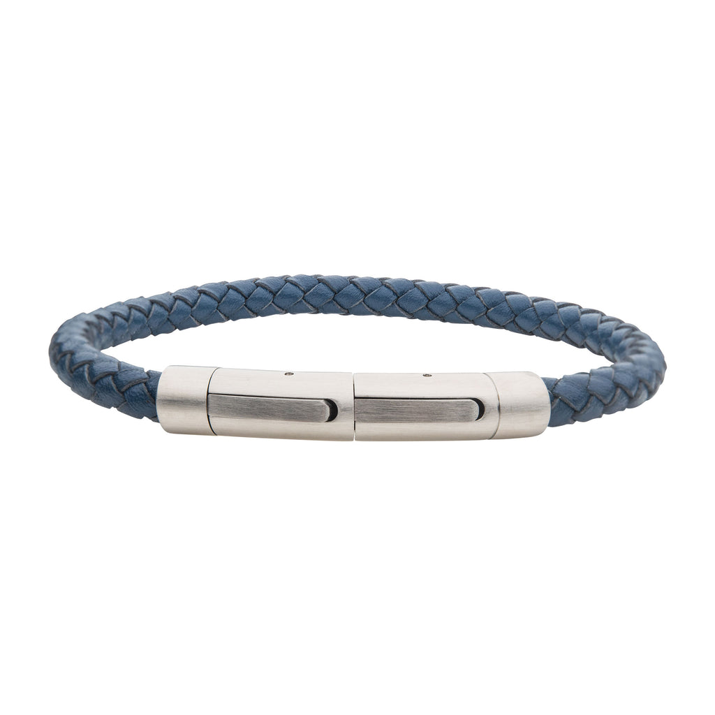 6mm Leather Braided Bracelet