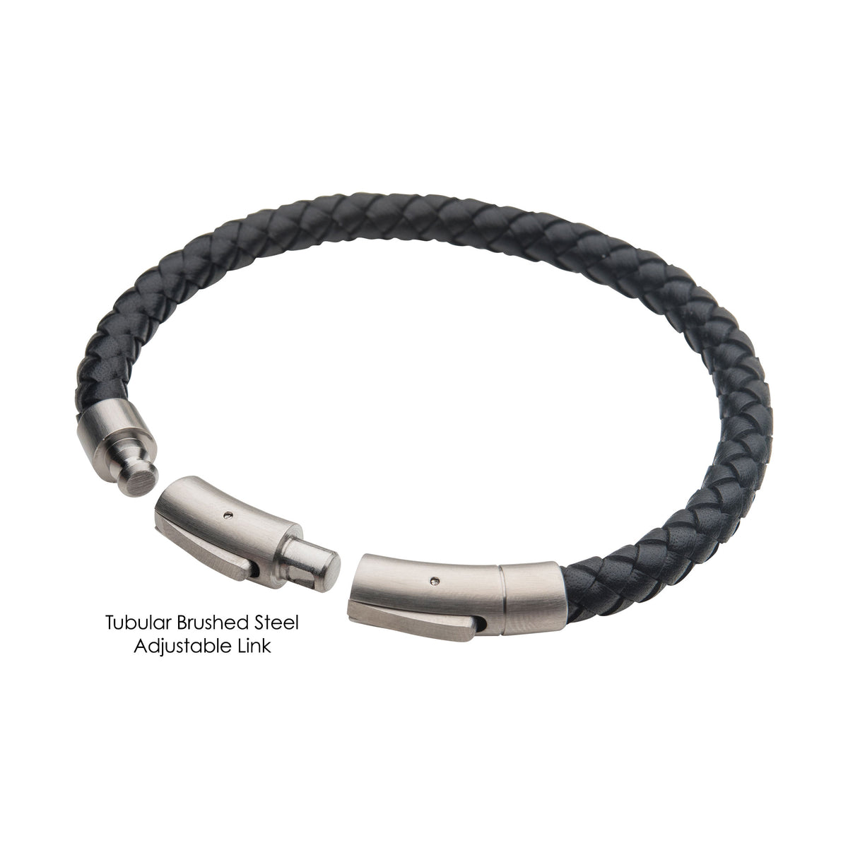 6mm Leather Braided Bracelet [BRLB9016K]