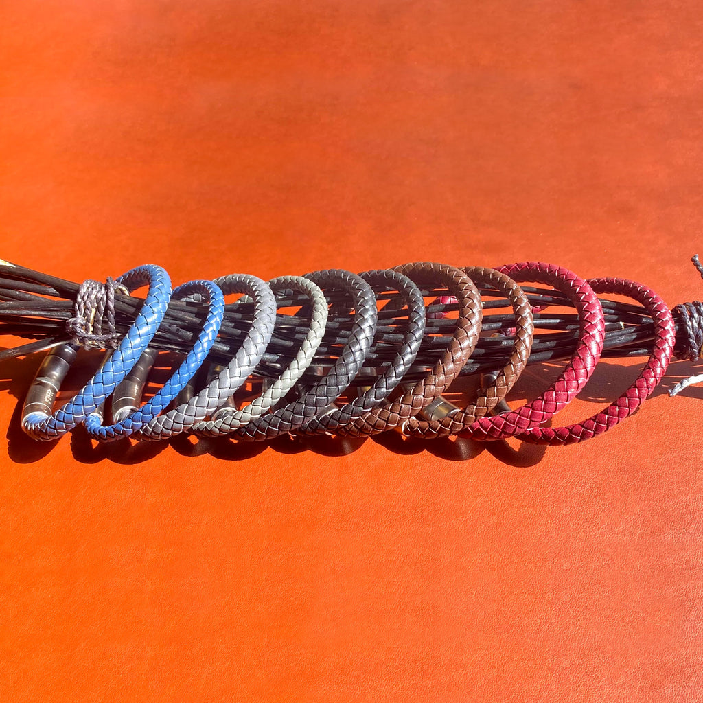 6mm Leather Braided Bracelet [BRLB9016K]