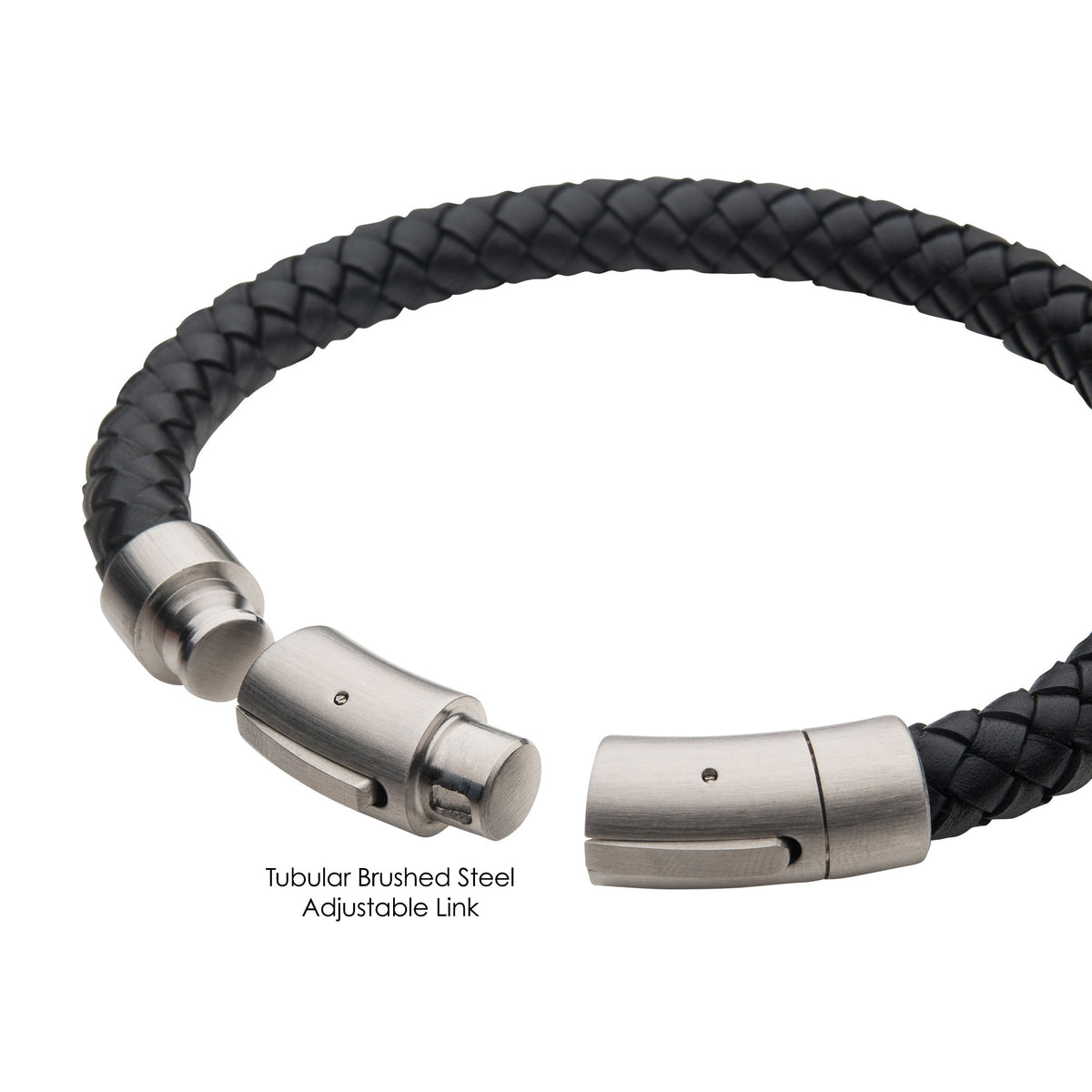 8mm Leather Braided Bracelet
