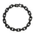 8mm Black Spinel Link Bracelet
