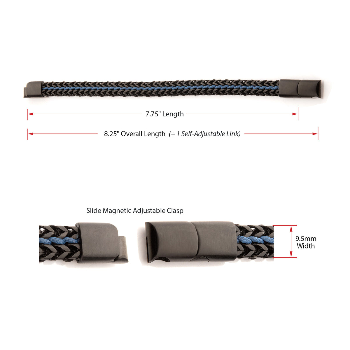 Black Foxtail Bracelet