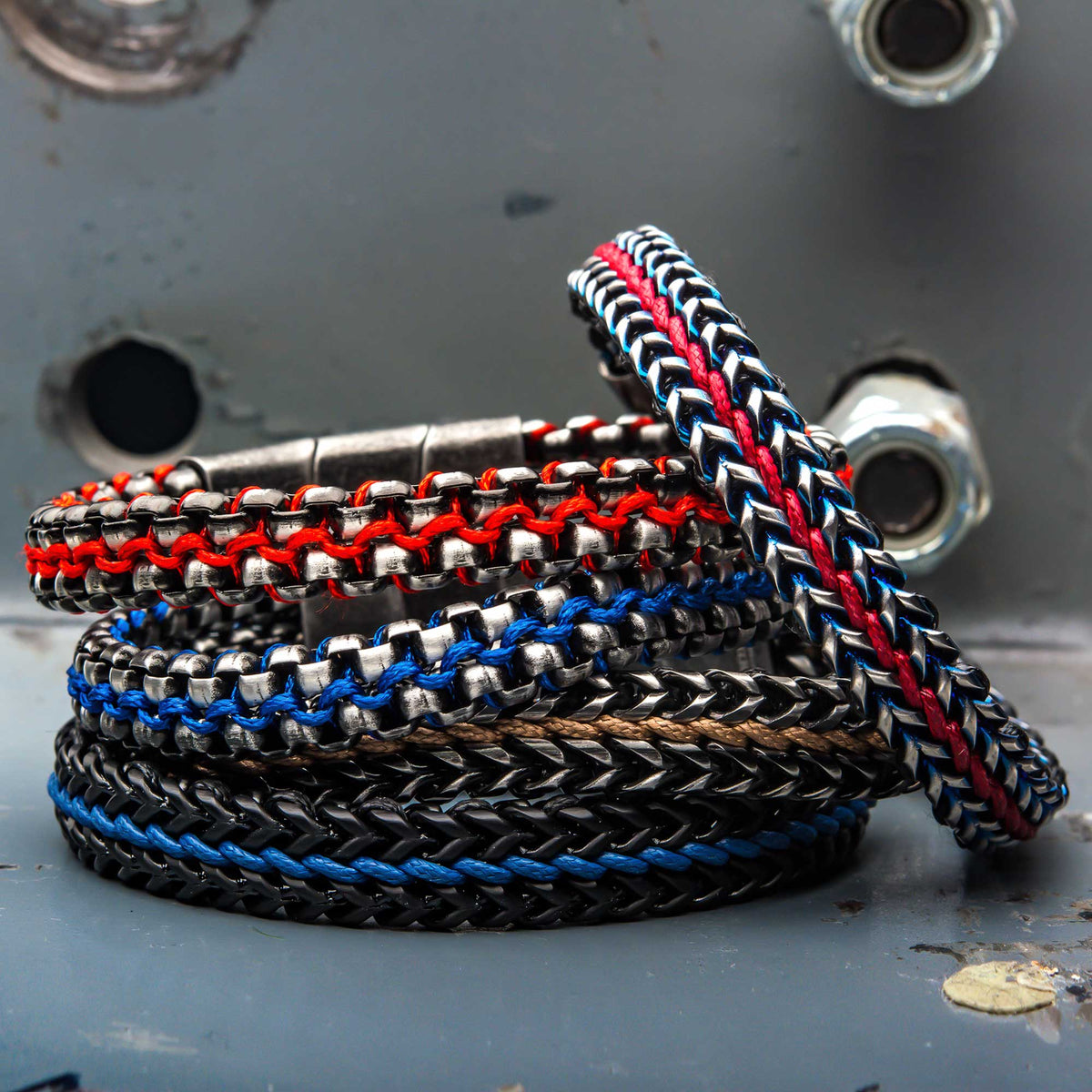Steel Box Bracelet
