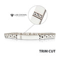 6mm Steel Lab Diamond Tennis Bracelet