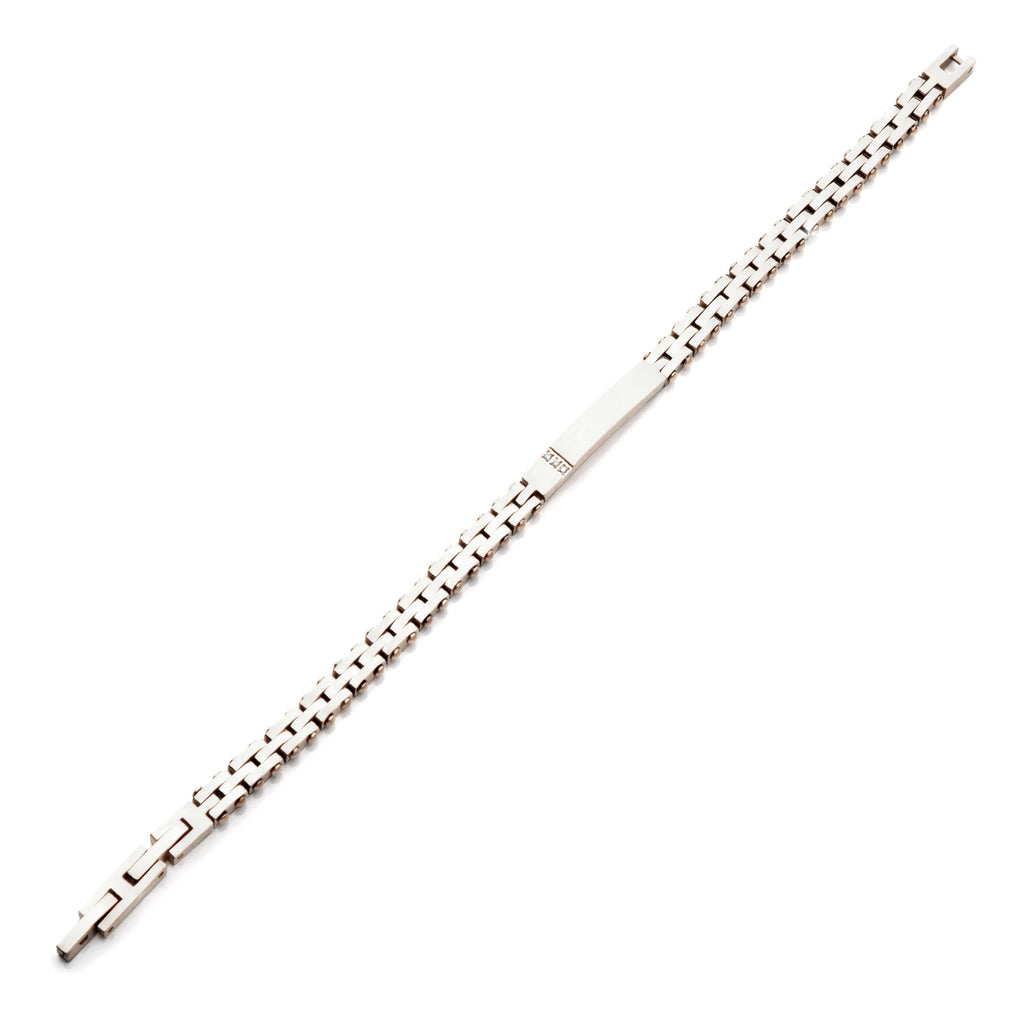 6mm Steel Lab Diamond Tennis Bracelet