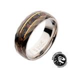 Gunmetal Dino Bone Ring