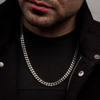 8mm Steel Miami Cuban Necklace
