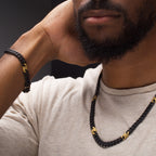 Matte 6mm Black Sapphire Miami Cuban Necklace