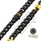 Matte 8mm Black Sapphire Miami Cuban Necklace