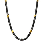 Matte 8mm Black Sapphire Miami Cuban Necklace