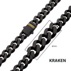 6mm Black Sapphire Miami Cuban Necklace