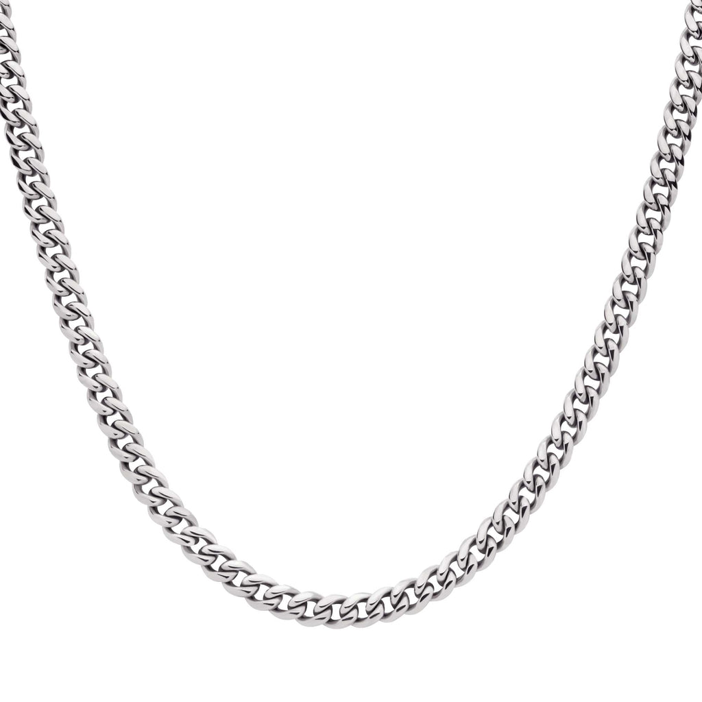 6mm Steel CZ Miami Cuban Necklace