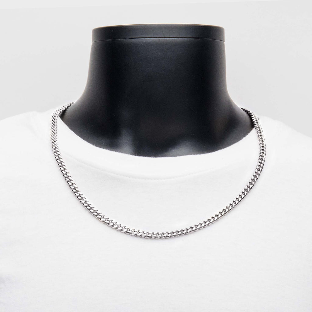6mm Steel CZ Miami Cuban Necklace