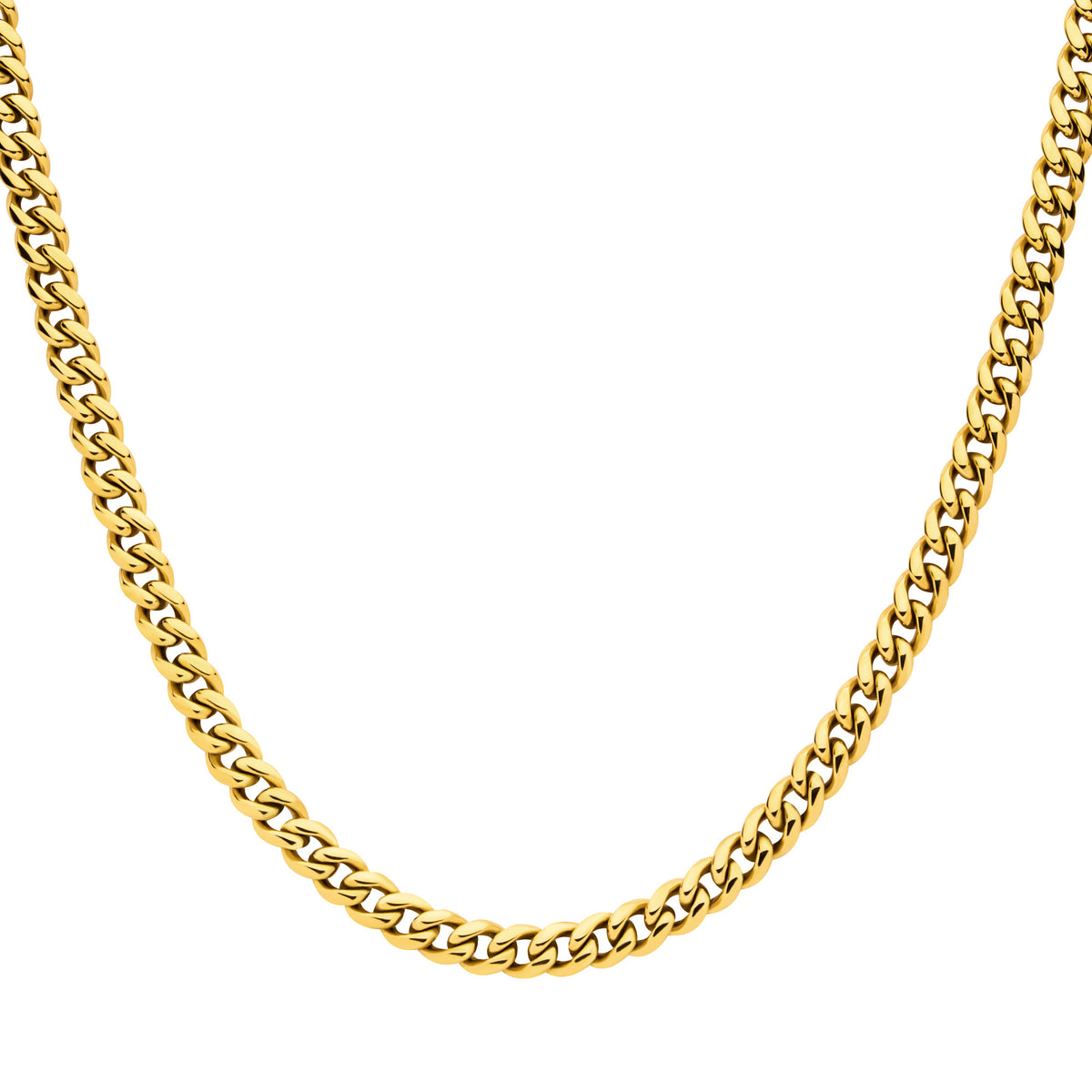 6mm Gold CZ Miami Cuban Necklace