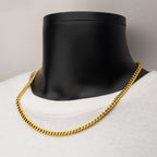 6mm Gold CZ Miami Cuban Necklace
