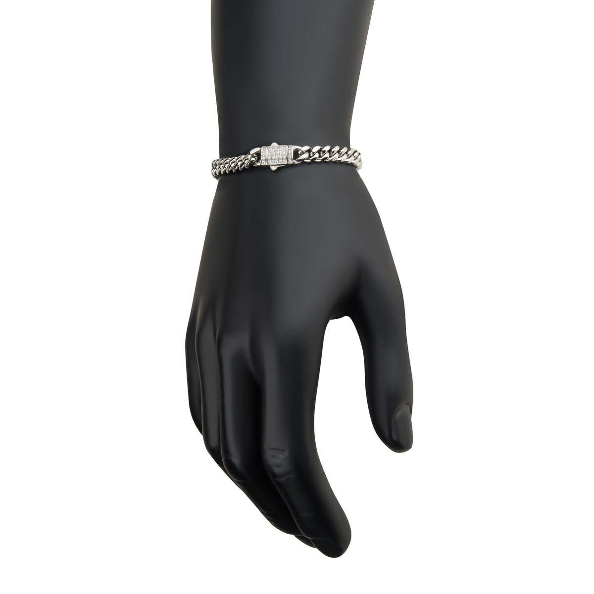 6mm Steel CZ Miami Cuban Bracelet