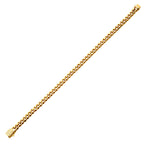 6mm Gold CZ Miami Cuban Bracelet