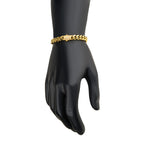 6mm Gold CZ Miami Cuban Bracelet