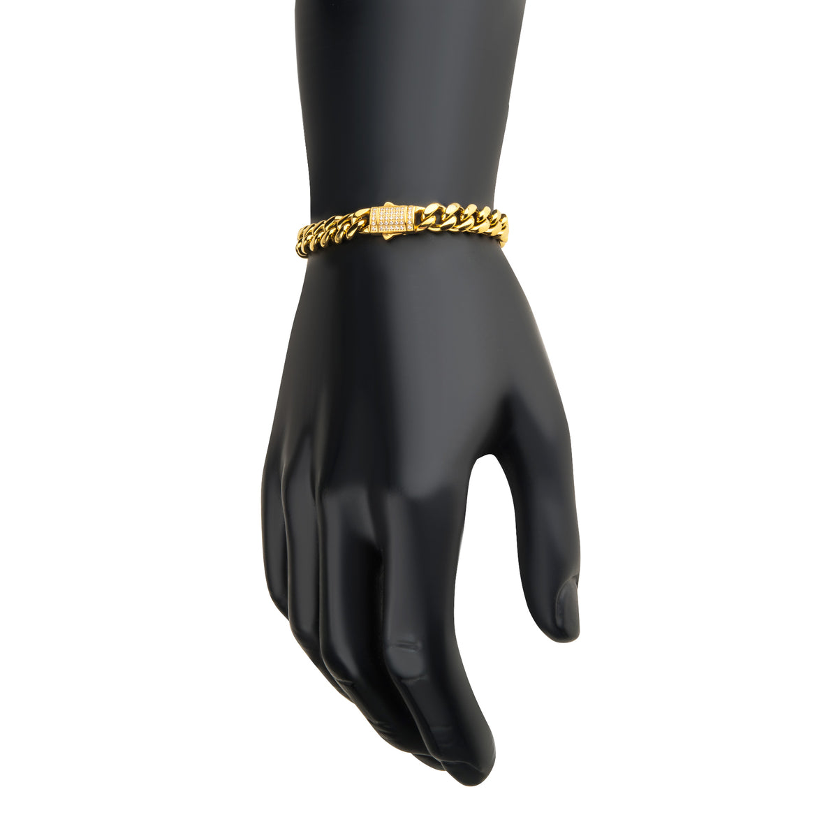 6mm Gold CZ Miami Cuban Bracelet