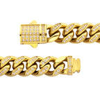 High Roller 8mm Gold CZ Miami Cuban Bracelet