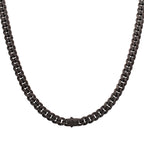 12mm Black Spinel Miami Cuban Necklace