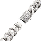 12mm Gold CZ Miami Cuban Bracelet