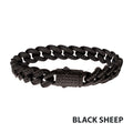 12mm Black Spinel Miami Cuban Bracelet