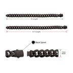 12mm Black Spinel Miami Cuban Bracelet